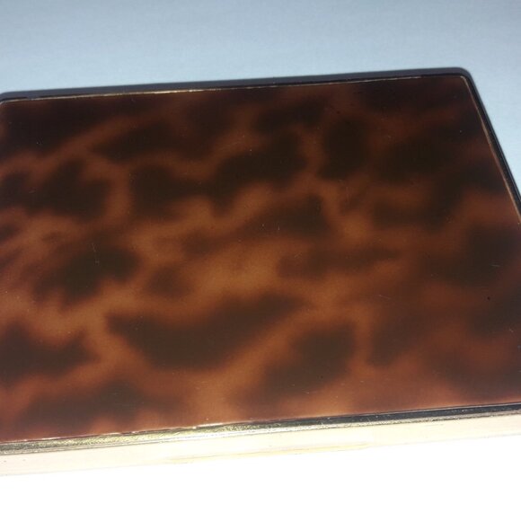 Cotillion Cigarette Case Enamel? Bakelite? Vintage Unique Antique US Patented - Picture 4 of 7